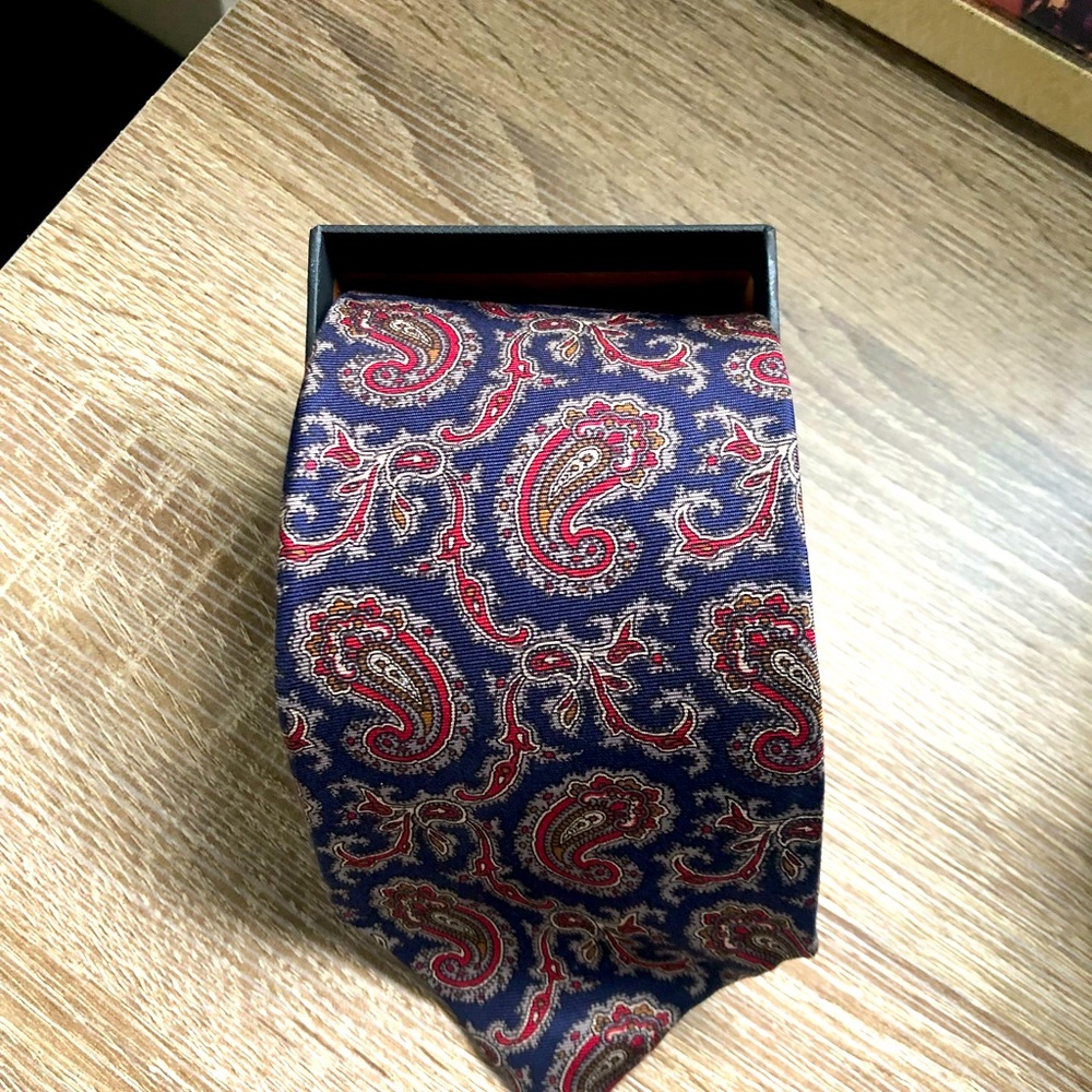 Vintage Tattersall All silk tie